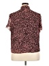 J.Crew 100% Polyester Animal Print Pink Short Sleeve Blouse Size 2X - photo 2
