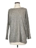Cherish Gray Long Sleeve Top Size S - photo 1