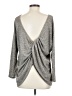 Cherish Gray Long Sleeve Top Size S - photo 2