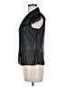 Ann Taylor LOFT 100% Polyester Black Short Sleeve Blouse Size 6 Petite - photo 5