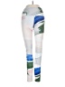 Carbon38 Graphic White Active Pants Size S - photo 1