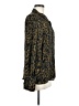 Just Paisley Gold Long Sleeve Blouse Size M - photo 4