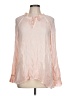 wonderly 100% Rayon Pink Long Sleeve Blouse Size L - photo 1