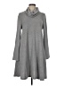 Aryeh 100% Polyester Solid Gray Casual Dress Size M - photo 1
