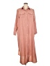 Shein Curve 100% Polyester Pink Casual Dress Size 18 Plus (3) - photo 1