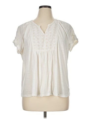 Lucky Brand Short Sleeve Blouse (view 1)