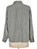 TR Bentley 100% Polyester Stripes Black Gray Long Sleeve Blouse Size M - photo 2