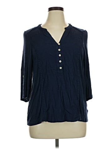 Democracy 3/4 Sleeve Blouse (view 1)