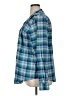 Gap Plaid Teal Long Sleeve Blouse Size XL (tall) - photo 5