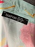 Boohoo 100% Polyester Floral Teal Long Sleeve Blouse Size 12 - photo 7