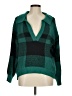 Cato Plaid Green Pullover Sweater Size M - photo 1