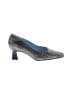 Assorted Brands 100% Leather Houndstooth Gray Heels Size 6 (wide) - photo 1