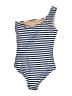 J.Crew Stripes Blue One Piece Swimsuit Size 10 - photo 2