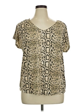 Jaclyn Smith Short Sleeve Blouse (view 1)