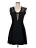 BCBGeneration 100% Recycled Polyester Black Cocktail Dress Size 6 - photo 1