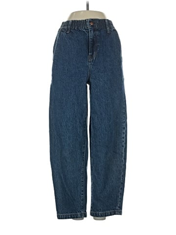 Madewell Pull-On Balloon Jeans in Morningside Wash: TENCEL&trade; Denim Edition (view 1)