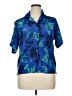 Unbranded Blue Short Sleeve Blouse Size XL (estimated) - photo 1