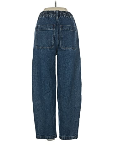 Madewell Pull-On Balloon Jeans in Morningside Wash: TENCEL&trade; Denim Edition (view 2)