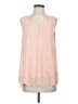 Soft Surroundings Pink Sleeveless Blouse Size S - photo 1