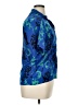 Unbranded Blue Short Sleeve Blouse Size XL (estimated) - photo 4
