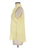 Equipment 100% Silk Yellow Sleeveless Silk Top Size M - photo 5