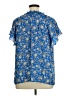 Max Studio 100% Polyester Blue Short Sleeve Blouse Size 1X - photo 2