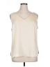 Vince Camuto 100% Polyester Ivory Sleeveless Blouse Size 1X - photo 1