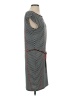 Max Studio Polka Dots Gray Casual Dress Size S - photo 4