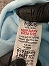 M&S 100% Cotton Blue Long Sleeve Onesie Size 0-3 mo - photo 3