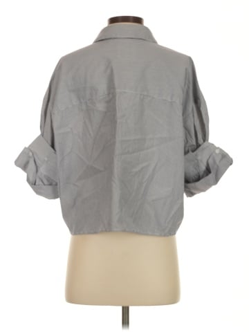 WAYF 3/4 Sleeve Button-Down Shirt (view 2)