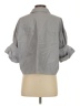 WAYF 100% Cotton Gray 3/4 Sleeve Button-Down Shirt Size XS - photo 2