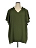 Entro Green Short Sleeve Blouse Size 1X - photo 1