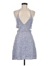 LA Hearts 100% Polyester Floral Blue Cocktail Dress Size M - photo 1