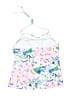 Unbranded Floral White Swimsuit Top Size L - photo 2
