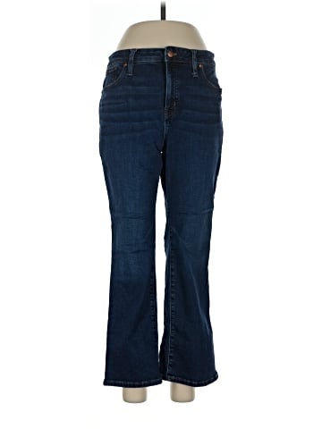 Madewell Curvy Kick Out Crop Jeans in Colleton Wash (view 1)