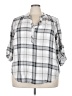 Torrid Gray 3/4 Sleeve T-Shirt Size 3X Plus (3) - photo 1