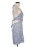 LA Hearts 100% Polyester Floral Blue Cocktail Dress Size M - photo 4