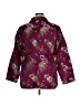 Chico's 100% Rayon Floral Burgundy Jacket Size XL (3) - photo 2