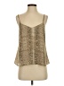 Leith 100% Polyester Tan Sleeveless Blouse Size S - photo 1