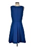 Kardashian Kollection Solid Blue Casual Dress Size S - photo 2