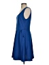 Kardashian Kollection Solid Blue Casual Dress Size S - photo 5