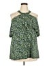 MICHAEL Michael Kors Floral Multi Color Green Sleeveless Top Size 2X - photo 1