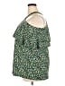 MICHAEL Michael Kors Floral Multi Color Green Sleeveless Top Size 2X - photo 5