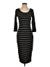 PREMISE Stripes Black Casual Dress Size S - photo 1