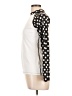 Ili Shop Polka Dots White Long Sleeve Turtleneck Size L - photo 5