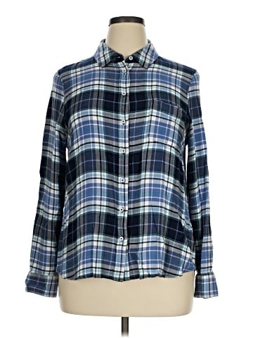 Caslon Long Sleeve Button-Down Shirt (view 1)