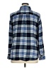 Caslon 100% Rayon Plaid Blue Long Sleeve Button-Down Shirt Size XL - photo 2