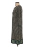 Max Studio Print Multi Color Teal Casual Dress Size S (estimated) - photo 5