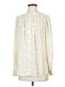 Vince. 100% Silk Ivory Long Sleeve Silk Top Size XS - photo 1