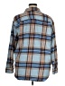 Old Navy 100% Cotton Plaid Blue Long Sleeve Button-Down Shirt Size XL (tall) - photo 2